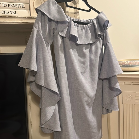 WAYF Kiera Off Shoulder Ruffle Dress - Picture 7 of 11